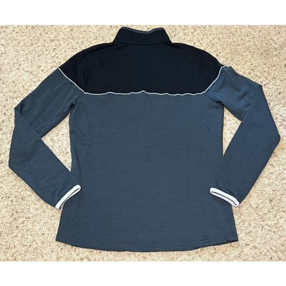 Kathmandu Women's Merino Corespun 1/4 Zip Long Sleeve Pullover Size 8 EUC - Picture 3 of 5